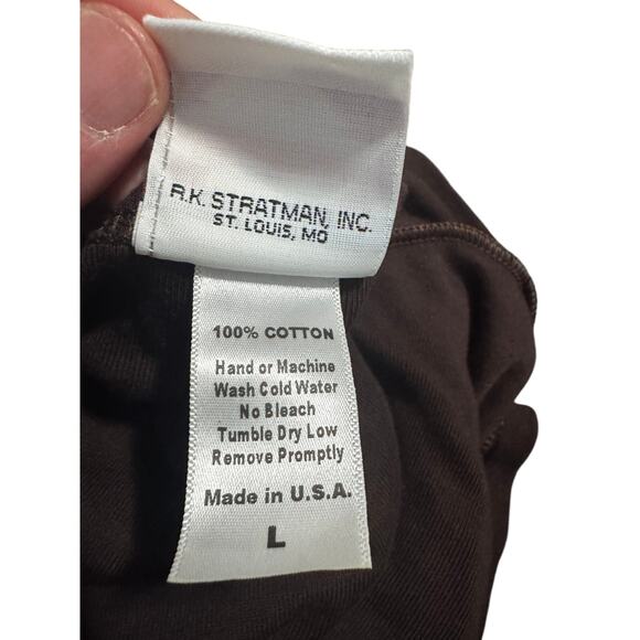 Harley-Davidson Long Sleeve Rhinestone Eagle Top Brown (L) Bob Dron Oakland, CA - Picture 8 of 8